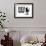 Barcode-Banksy-Framed Giclee Print displayed on a wall