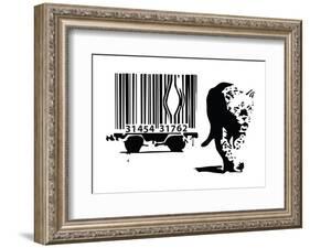 Barcode-Banksy-Framed Giclee Print