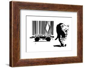 Barcode-Banksy-Framed Giclee Print