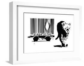 Barcode-Banksy-Framed Giclee Print