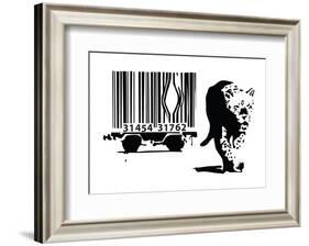 Barcode-Banksy-Framed Giclee Print