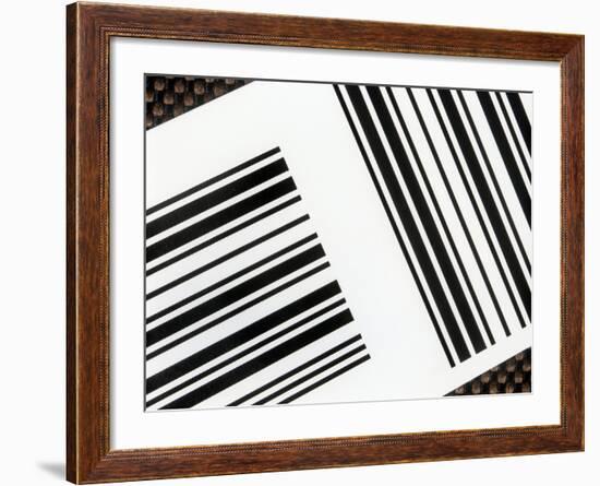 Barcodes-Martin Bond-Framed Photographic Print