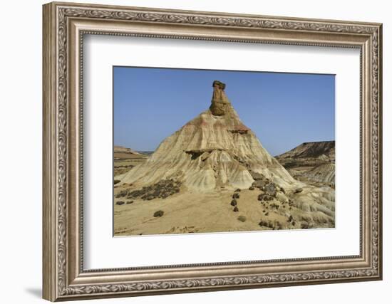 Bardenas desert landscape, Navarre, Spain-Loic Poidevin-Framed Photographic Print