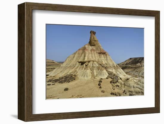 Bardenas desert landscape, Navarre, Spain-Loic Poidevin-Framed Photographic Print