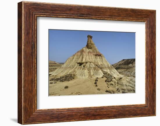 Bardenas desert landscape, Navarre, Spain-Loic Poidevin-Framed Photographic Print