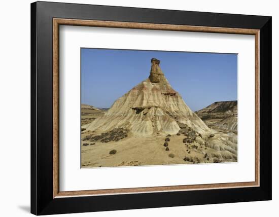 Bardenas desert landscape, Navarre, Spain-Loic Poidevin-Framed Photographic Print