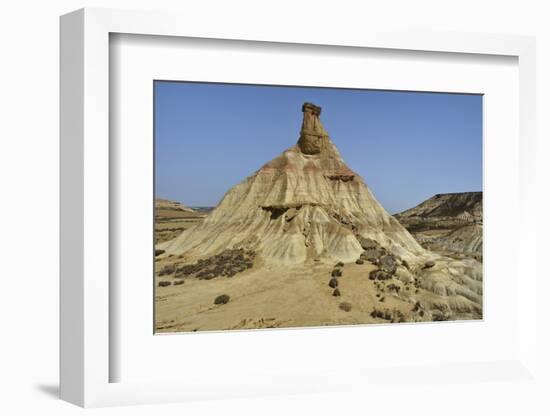 Bardenas desert landscape, Navarre, Spain-Loic Poidevin-Framed Photographic Print