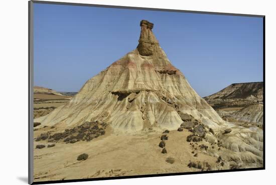 Bardenas desert landscape, Navarre, Spain-Loic Poidevin-Mounted Photographic Print