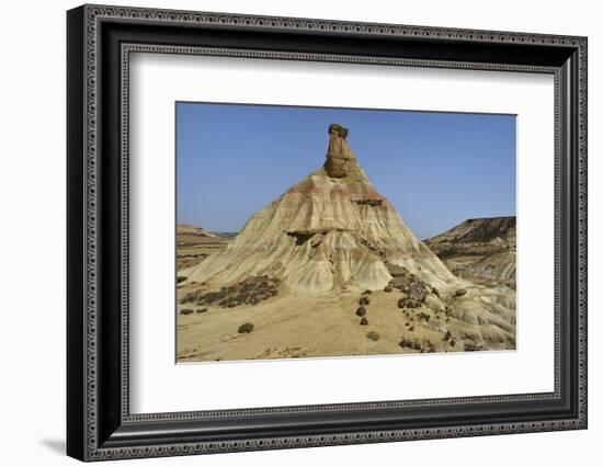 Bardenas desert landscape, Navarre, Spain-Loic Poidevin-Framed Photographic Print