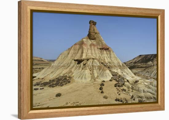 Bardenas desert landscape, Navarre, Spain-Loic Poidevin-Framed Premier Image Canvas