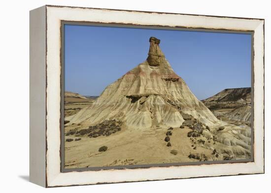 Bardenas desert landscape, Navarre, Spain-Loic Poidevin-Framed Premier Image Canvas