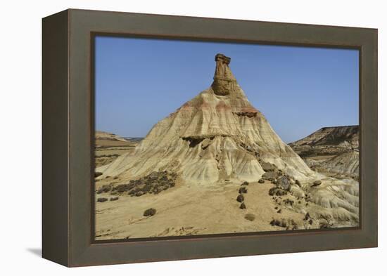 Bardenas desert landscape, Navarre, Spain-Loic Poidevin-Framed Premier Image Canvas