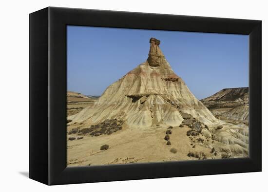 Bardenas desert landscape, Navarre, Spain-Loic Poidevin-Framed Premier Image Canvas