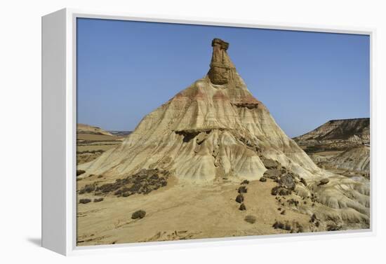 Bardenas desert landscape, Navarre, Spain-Loic Poidevin-Framed Premier Image Canvas