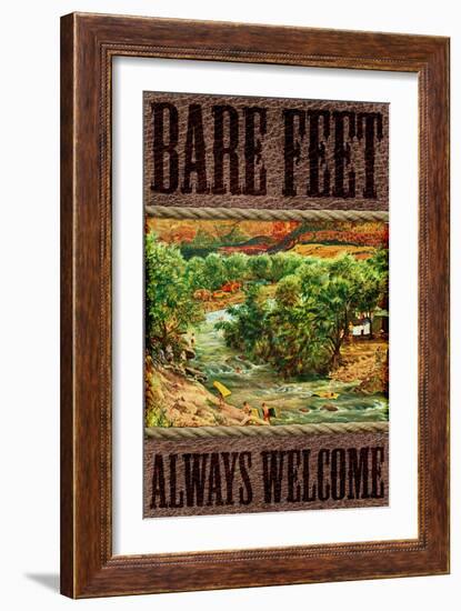 Bare Feet-null-Framed Giclee Print