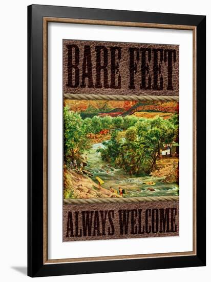 Bare Feet-null-Framed Giclee Print