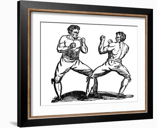 Bare-Knuckle Boxing, C18th Century-null-Framed Giclee Print