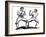 Bare-Knuckle Boxing, C18th Century-null-Framed Giclee Print