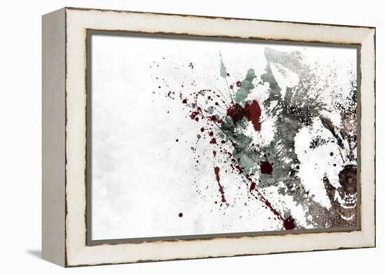 Bare my teeth-Alex Cherry-Framed Stretched Canvas