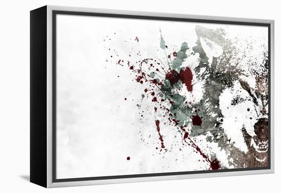 Bare my teeth-Alex Cherry-Framed Stretched Canvas