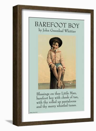 Barefoot Boy-null-Framed Art Print