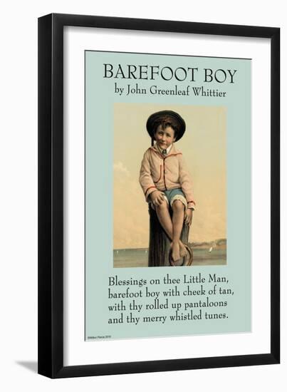 Barefoot Boy-null-Framed Art Print