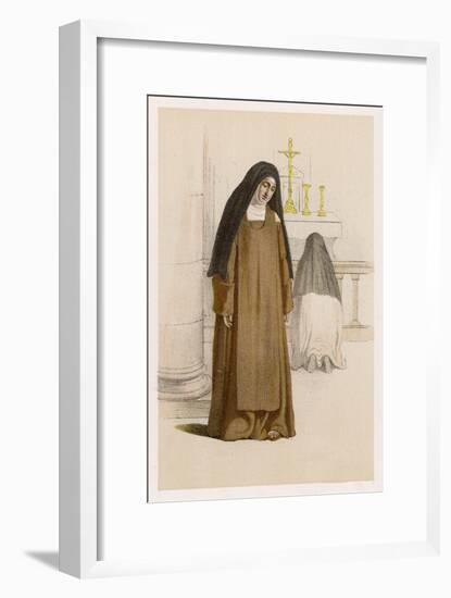 Barefoot Carmelite Nuns-null-Framed Art Print
