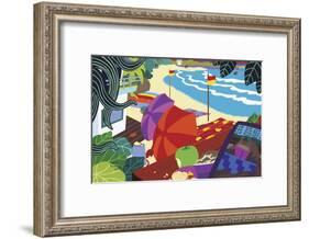 Barefoot Executive-Cindy Wider-Framed Giclee Print