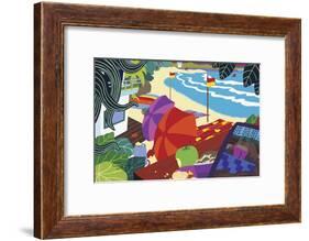 Barefoot Executive-Cindy Wider-Framed Giclee Print