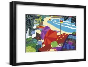Barefoot Executive-Cindy Wider-Framed Giclee Print
