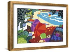 Barefoot Executive-Cindy Wider-Framed Giclee Print