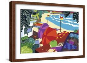 Barefoot Executive-Cindy Wider-Framed Giclee Print