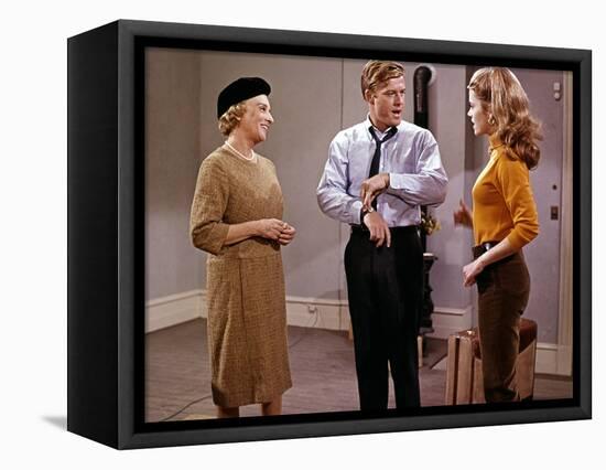 BAREFOOT IN THE PARK, 1967 directed by GENE SACHS Mildred Natwick, Robert Redford and Jane Fonda (p-null-Framed Stretched Canvas