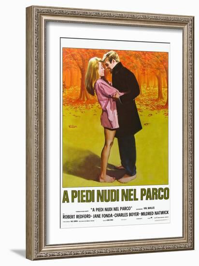 Barefoot in the Park, Italian Movie Poster, 1967-null-Framed Art Print