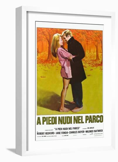 Barefoot in the Park, Italian Movie Poster, 1967-null-Framed Art Print