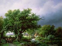 Rural Landscape, 19th Century-Barend Cornelis Koekkoek-Giclee Print