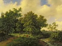 Rural Landscape, 19th Century-Barend Cornelis Koekkoek-Giclee Print