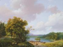 View over Heidelberg, 1837-Barend Cornelis Koekkoek-Framed Giclee Print