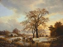 Winter Landscape, 1835-38-Barend Cornelis Koekkoek-Art Print