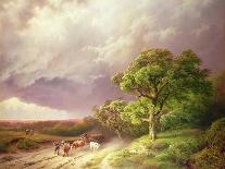 Landscape with a Mill-Barend Cornelis Koekkoek-Giclee Print