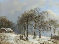 Landscape with a Mill-Barend Cornelis Koekkoek-Giclee Print