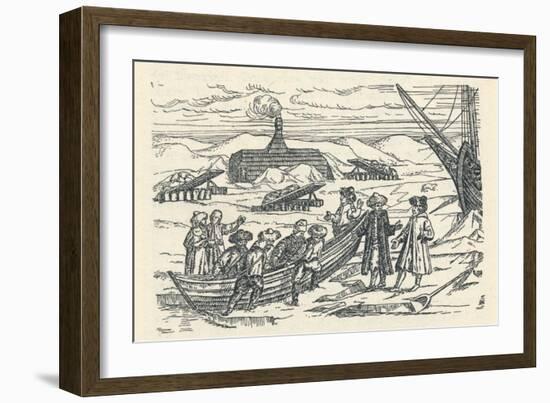 Barents in the Arctic: Hut Wherein We Wintered, 1912-Gerrit de Veer-Framed Giclee Print