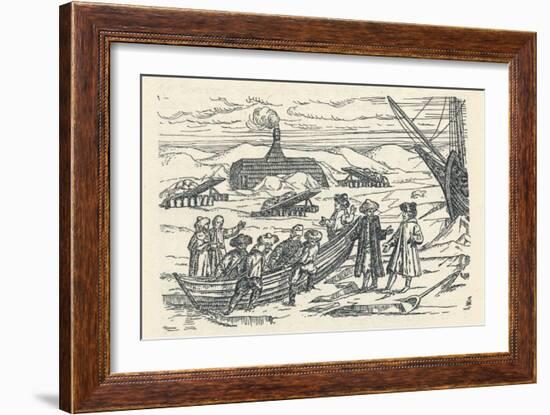 Barents in the Arctic: Hut Wherein We Wintered, 1912-Gerrit de Veer-Framed Giclee Print