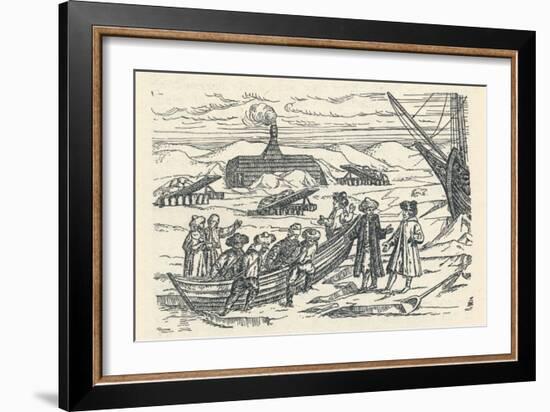 Barents in the Arctic: Hut Wherein We Wintered, 1912-Gerrit de Veer-Framed Giclee Print