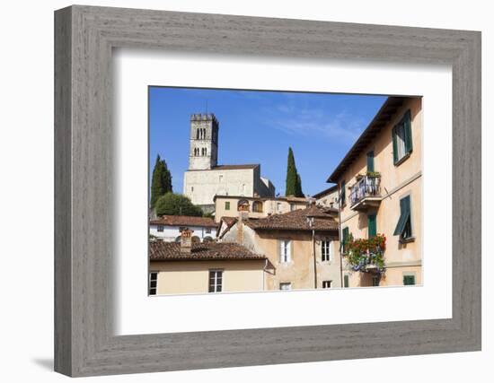 Barga Cathedral, Barga, Tuscany, Italy, Europe-John Guidi-Framed Photographic Print