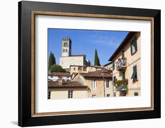 Barga Cathedral, Barga, Tuscany, Italy, Europe-John Guidi-Framed Photographic Print