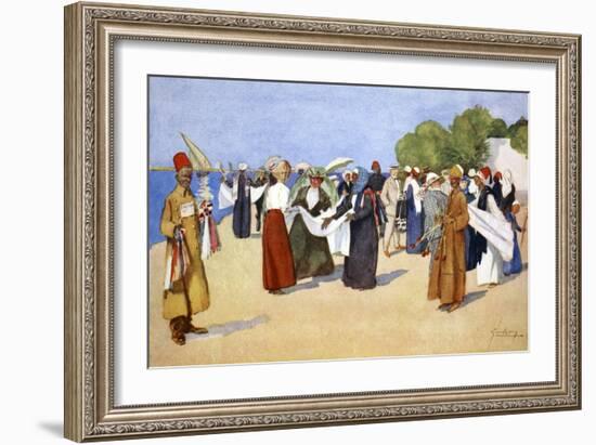 Bargain Hunting', 1908-Lance Thackeray-Framed Giclee Print