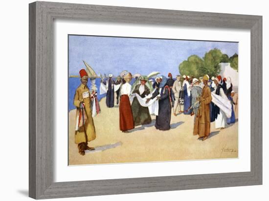 Bargain Hunting', 1908-Lance Thackeray-Framed Giclee Print