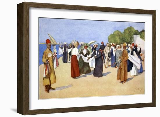 Bargain Hunting', 1908-Lance Thackeray-Framed Giclee Print