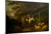 Bargaining for Sheep, 1794 (Oil on Canvas)-George Morland-Mounted Giclee Print